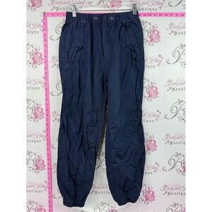 GAP pants joggers dyed blue Navy Cargo Joggers